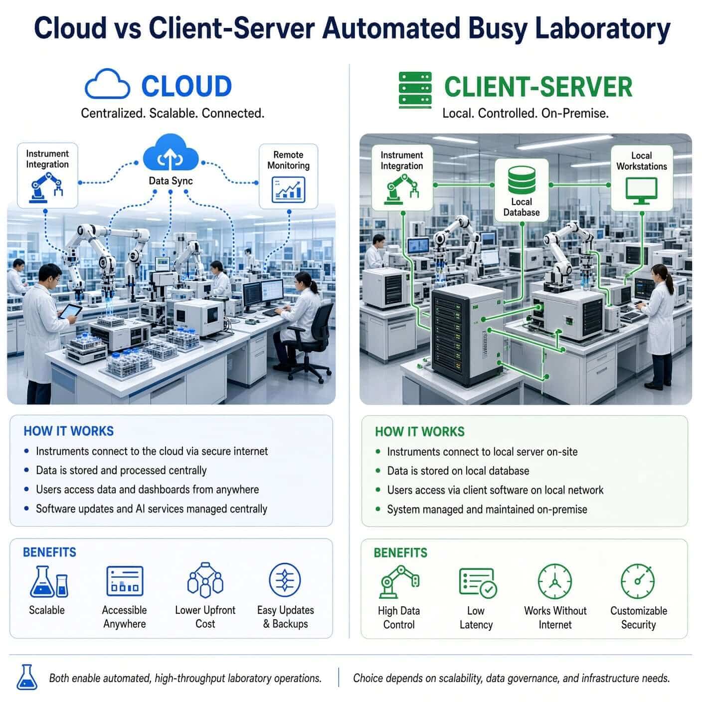 Illustration accompanying the laboratory workflow guide
